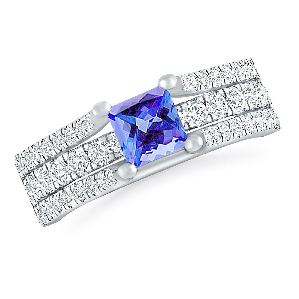 White Gold - Tanzanite