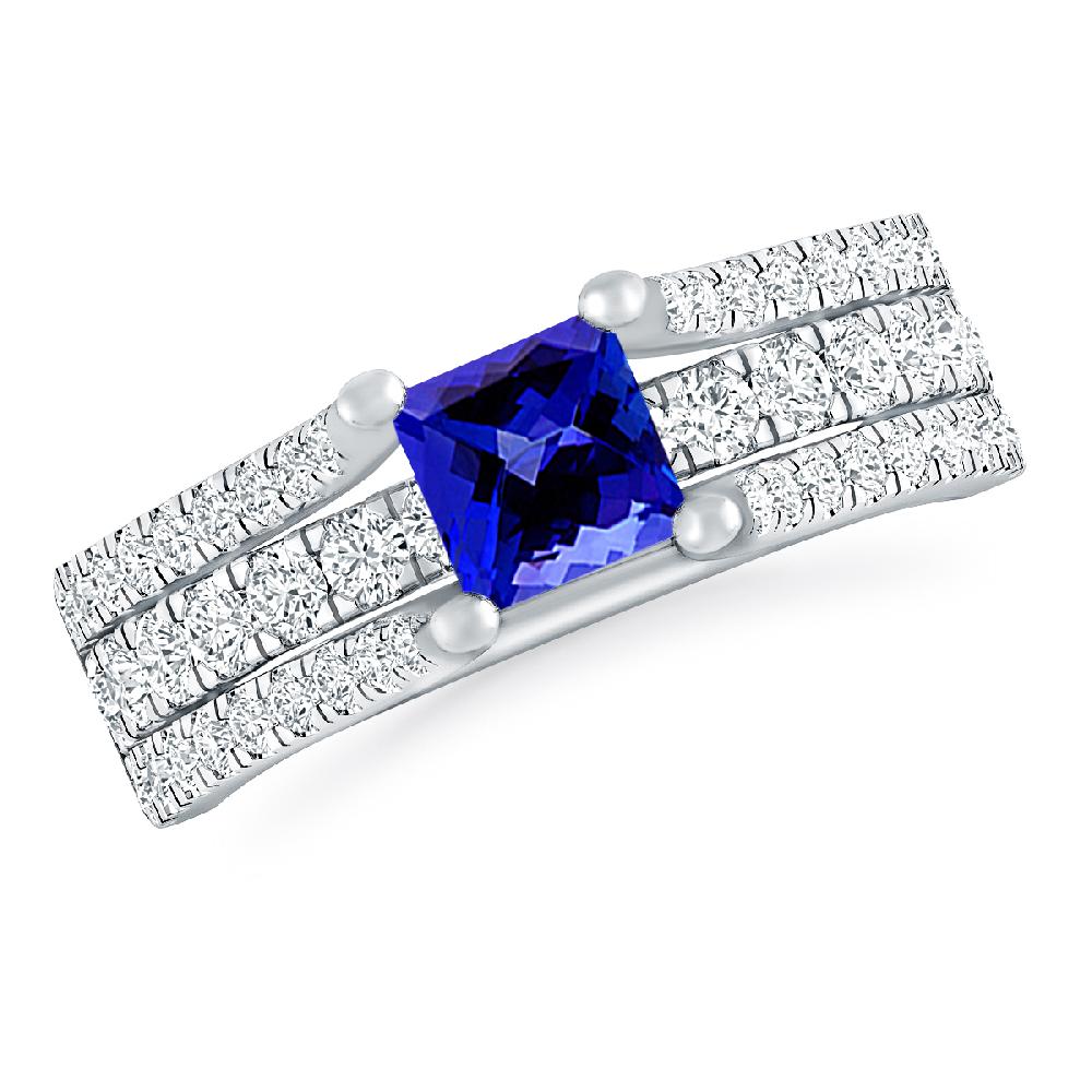 White Gold - Tanzanite