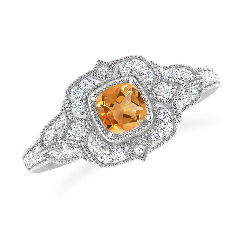 White Gold - Citrine