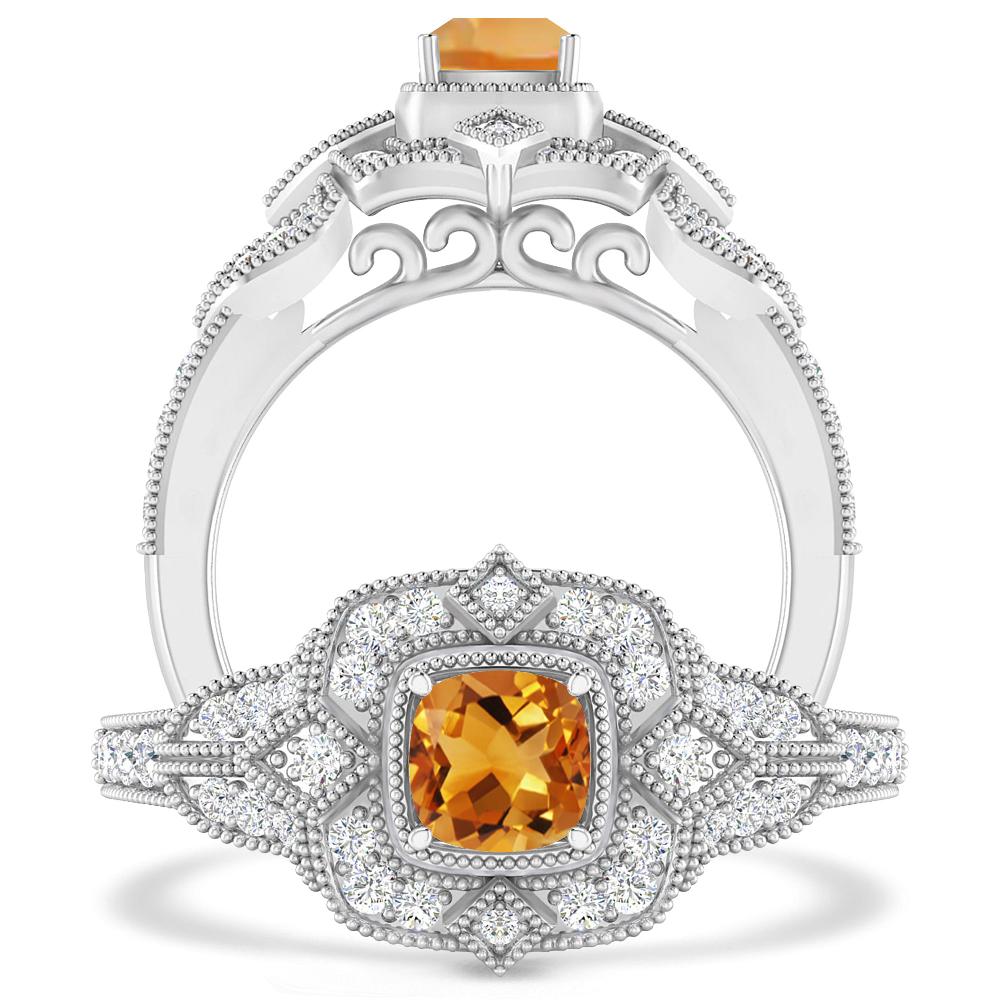 White Gold - Citrine