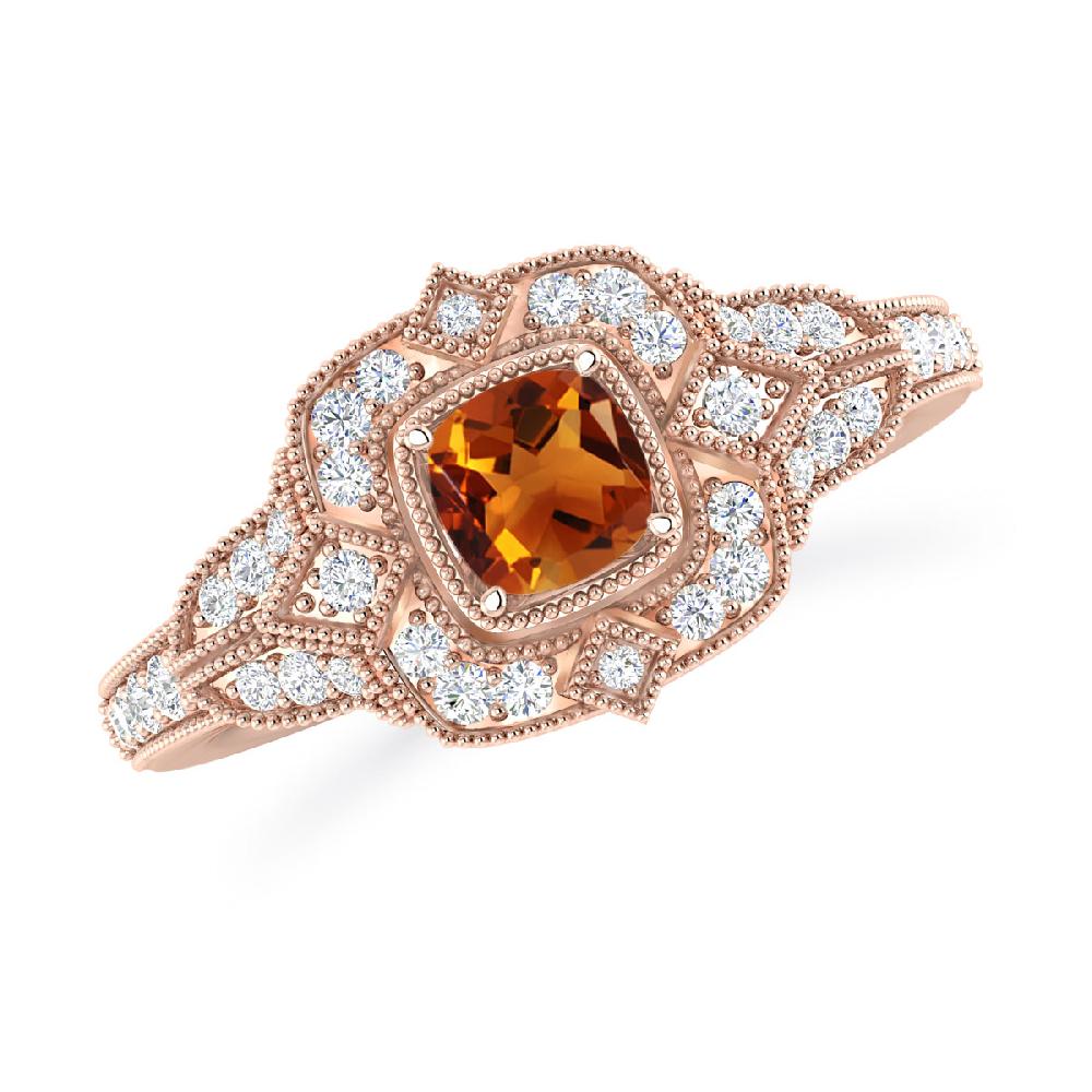 Rose Gold - Citrine