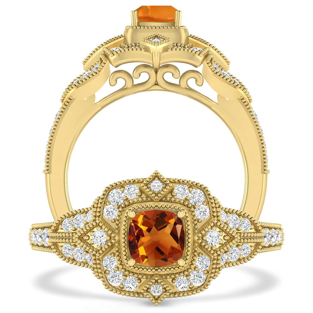 Yellow Gold - Citrine