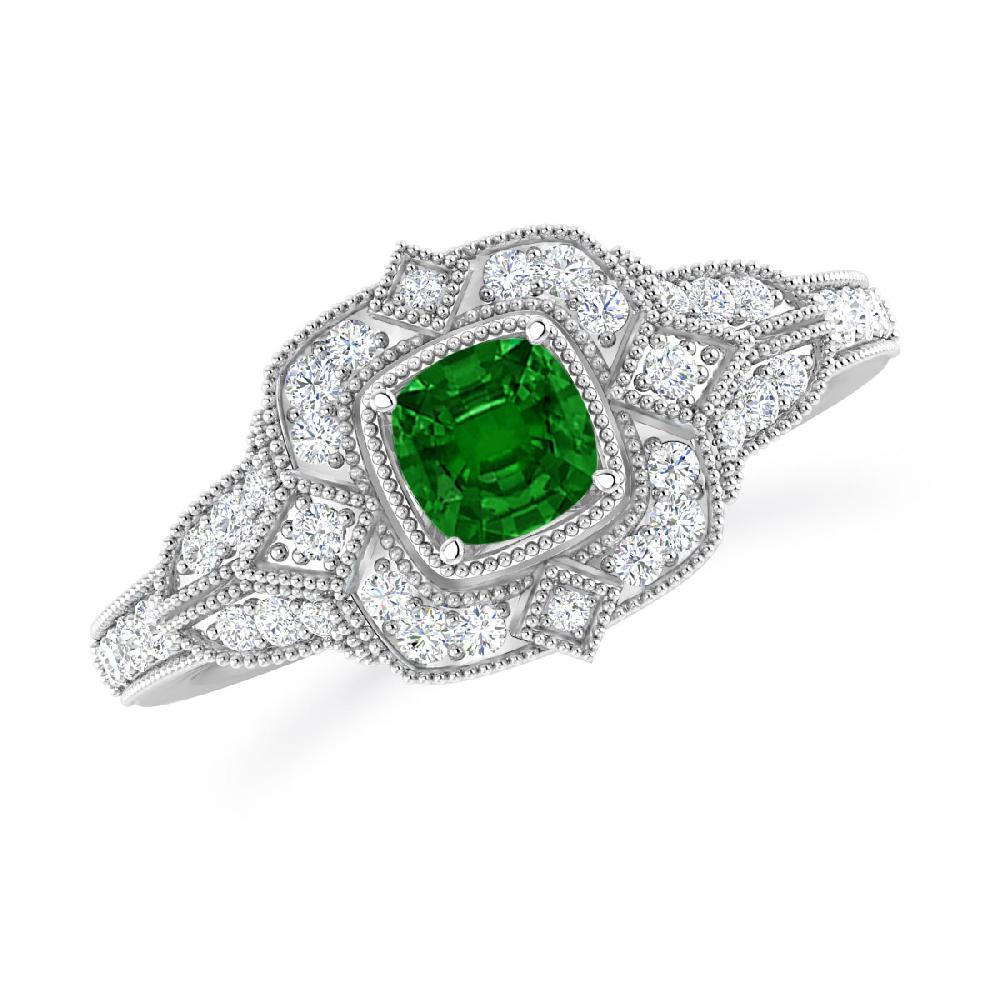 White Gold - Emerald