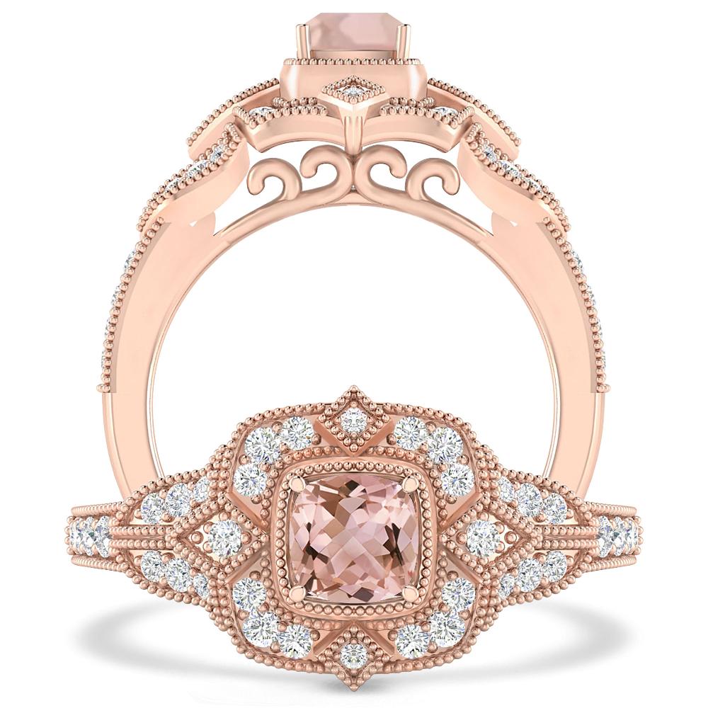 Rose Gold - Morganite