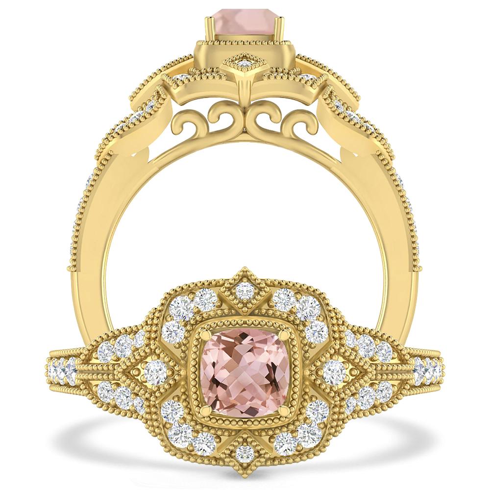 Yellow Gold - Morganite