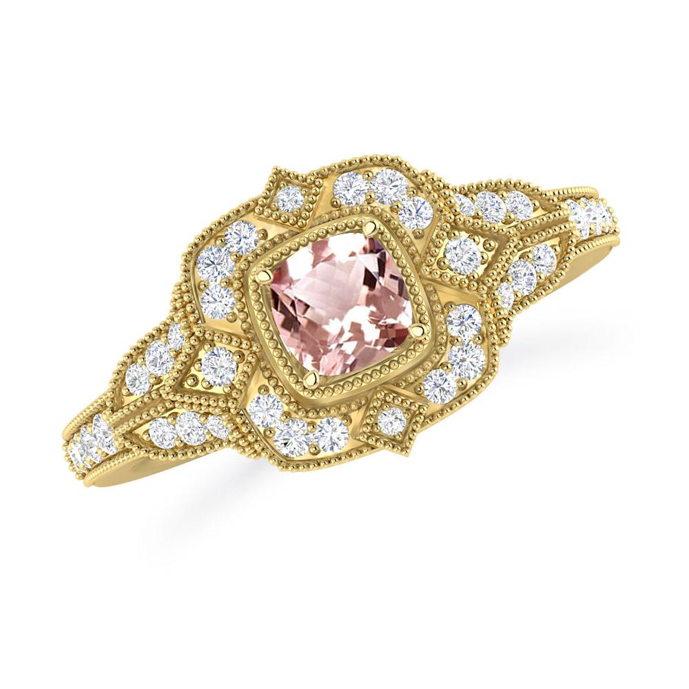 Yellow Gold - Morganite