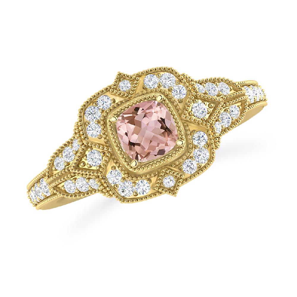 Yellow Gold - Morganite