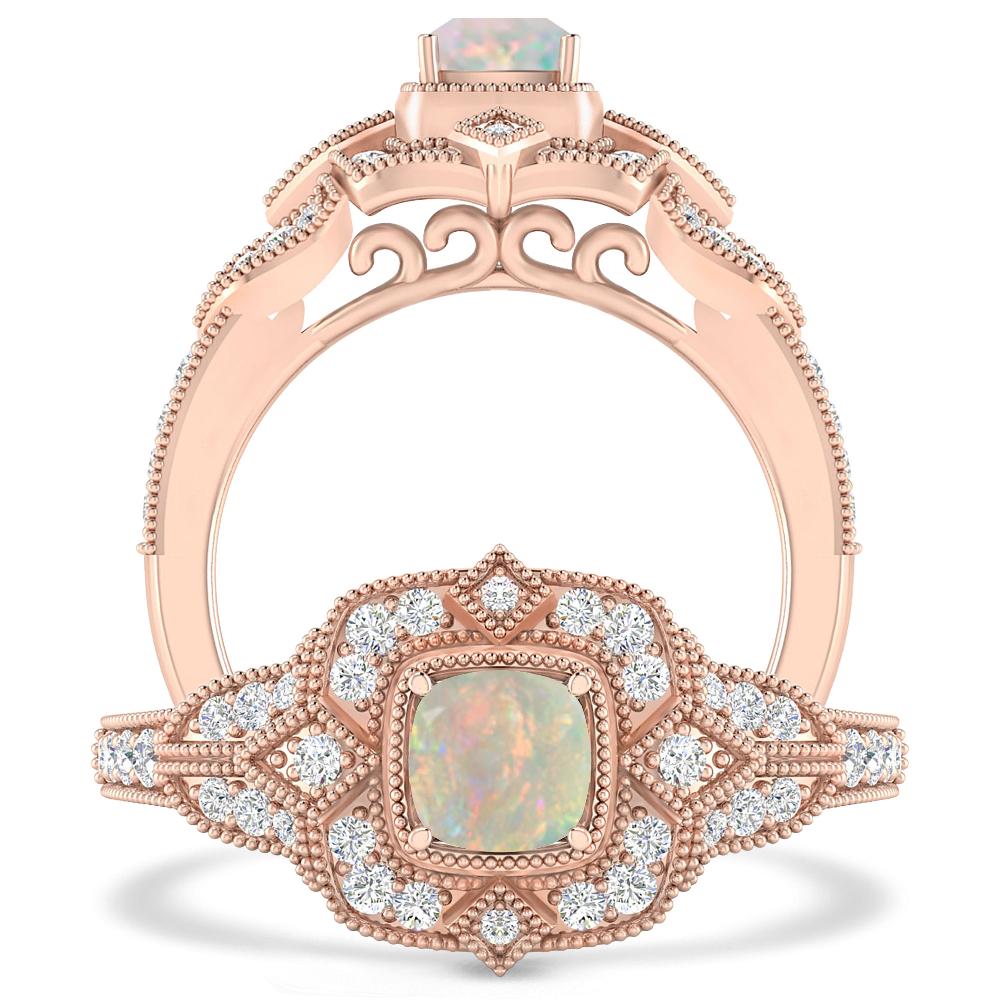 Rose Gold - Opal