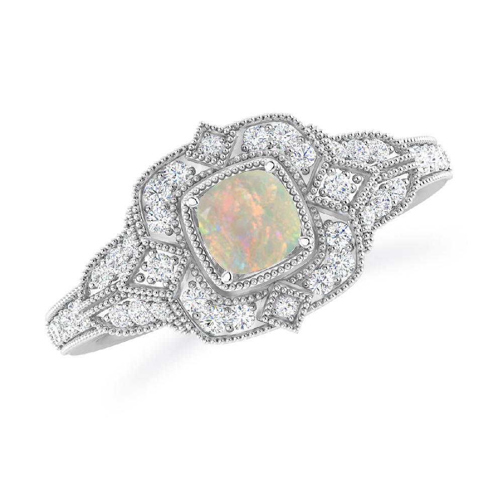 White Gold - Opal