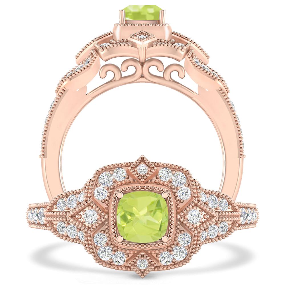 Rose Gold - Peridot