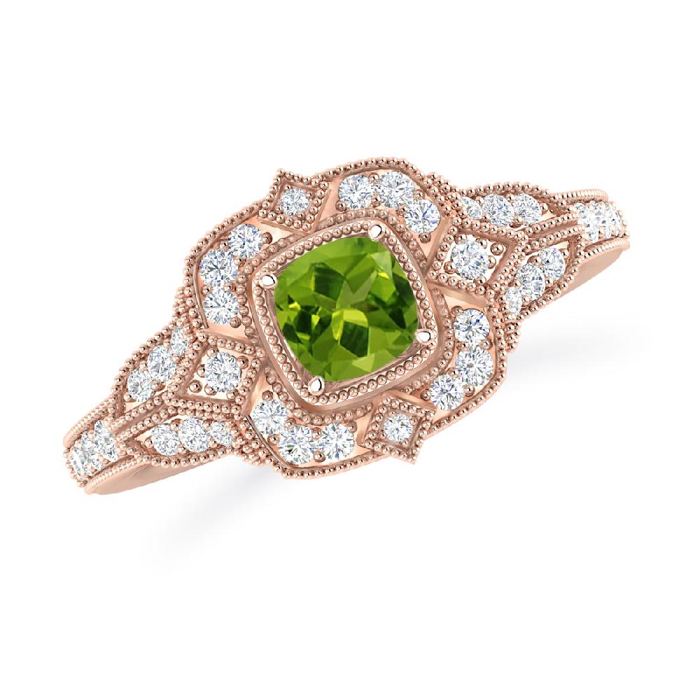 Rose Gold - Peridot