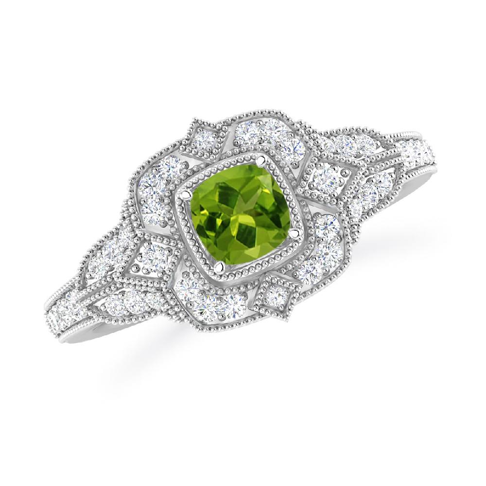 White Gold - Peridot