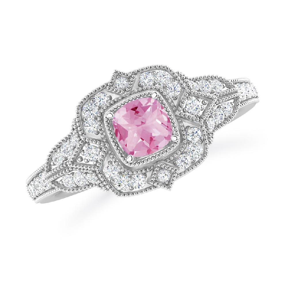 White Gold - Pink Tourmaline