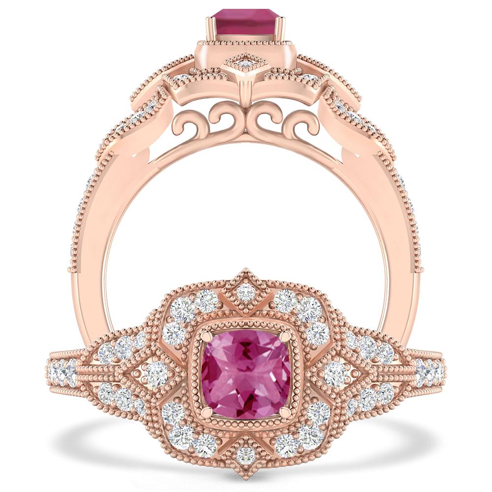 Rose Gold - Pink Tourmaline