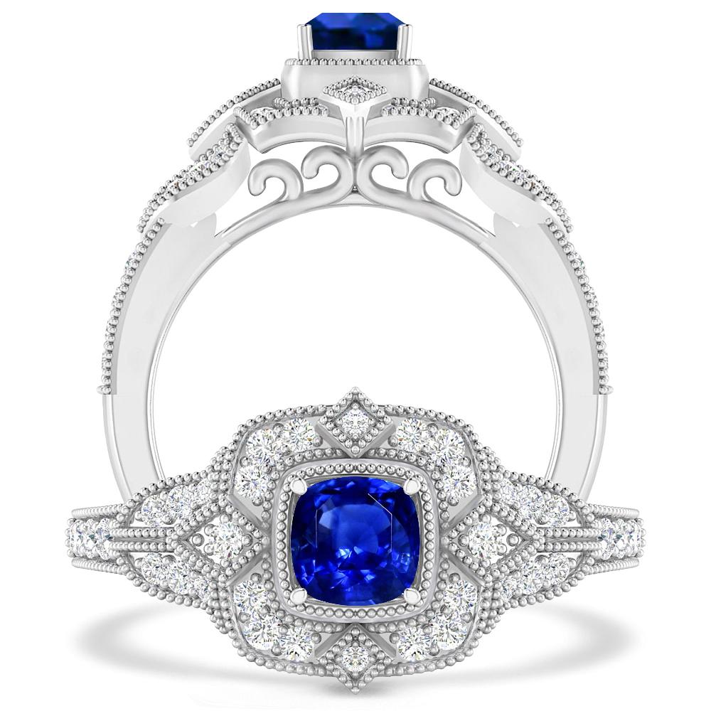 White Gold - Sapphire