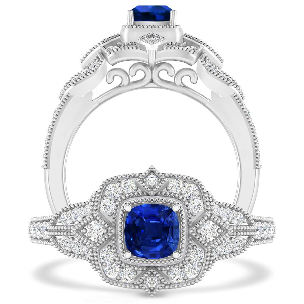 White Gold - Sapphire