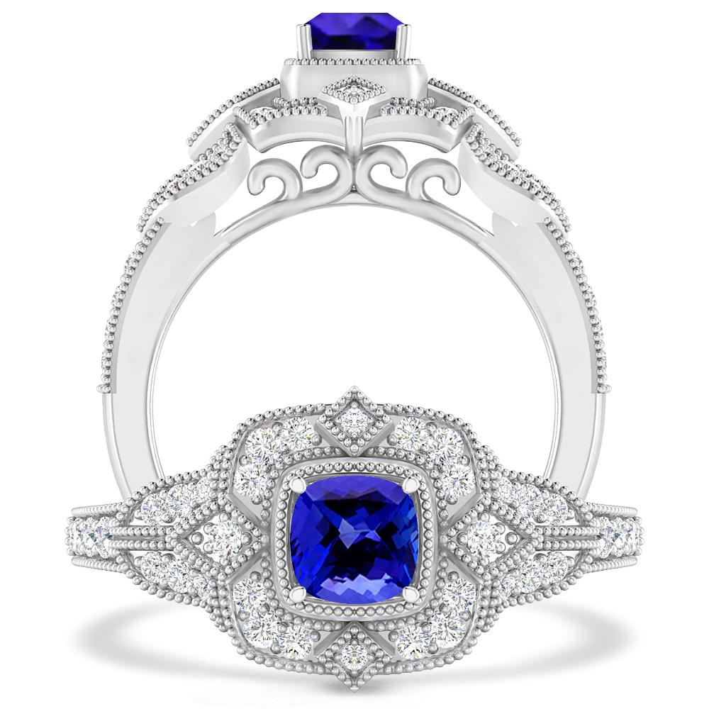 White Gold - Tanzanite