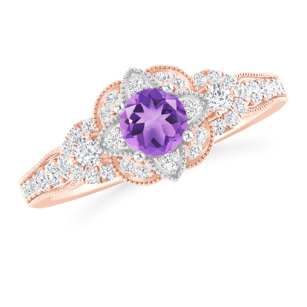 Rose Gold - Amethyst