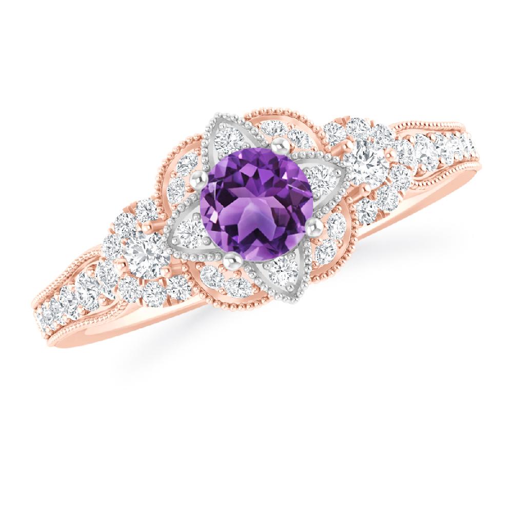 Rose Gold - Amethyst