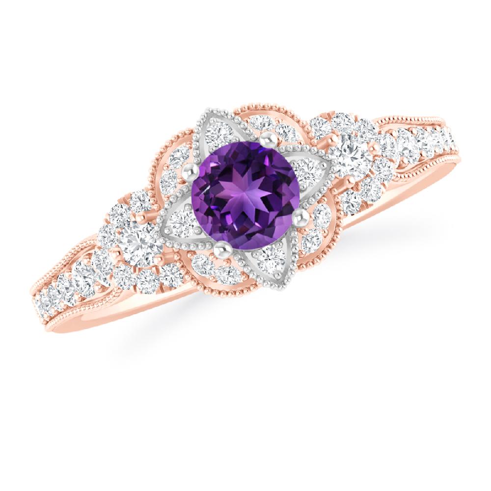 Rose Gold - Amethyst