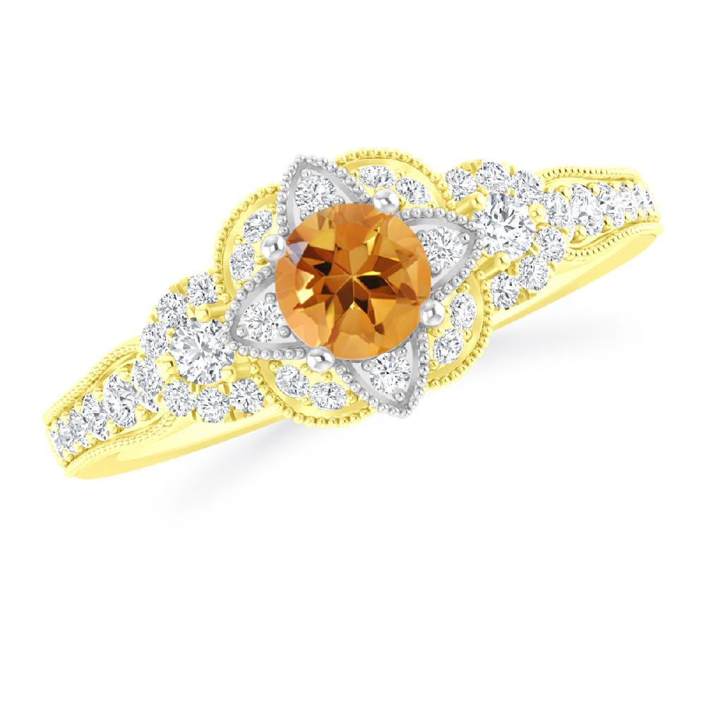 Yellow Gold - Citrine