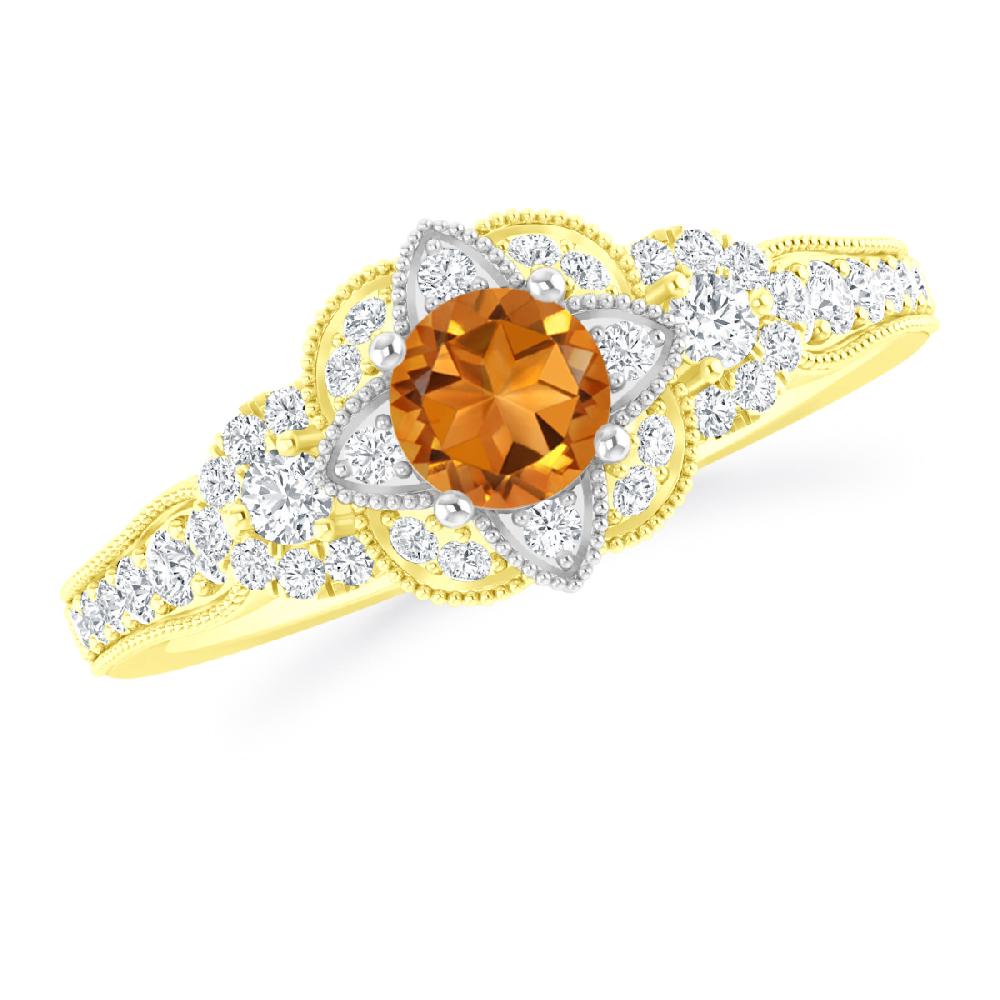 Yellow Gold - Citrine