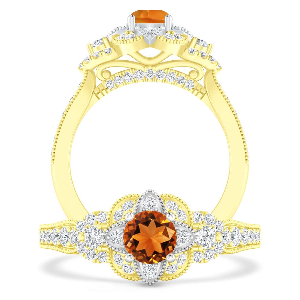 Yellow Gold - Citrine