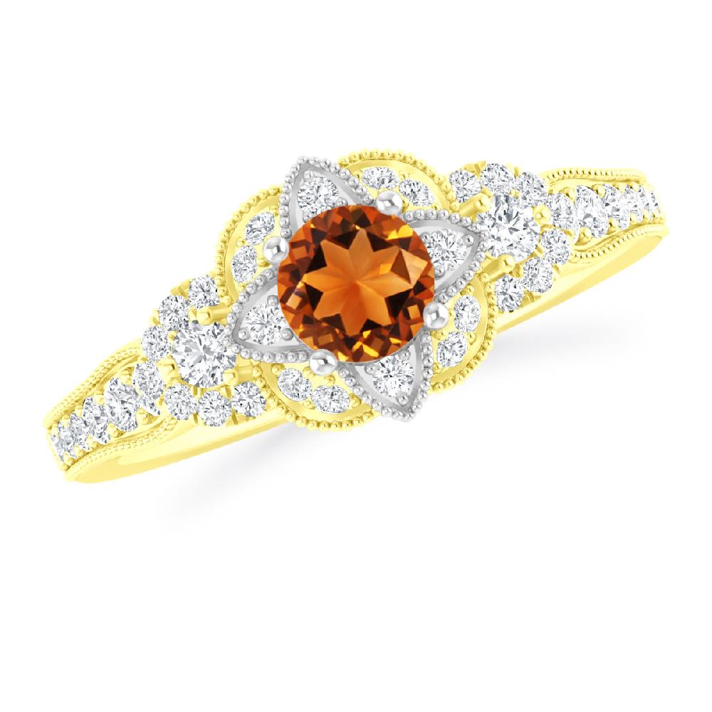 Yellow Gold - Citrine