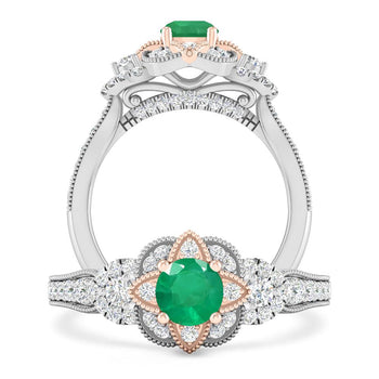 White Gold - Emerald