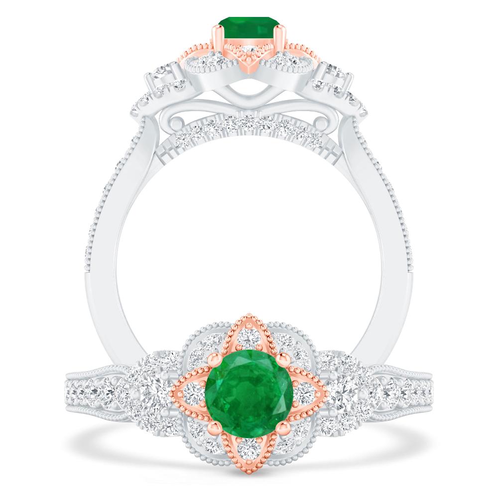 White Gold - Emerald