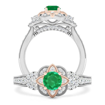 White Gold - Emerald