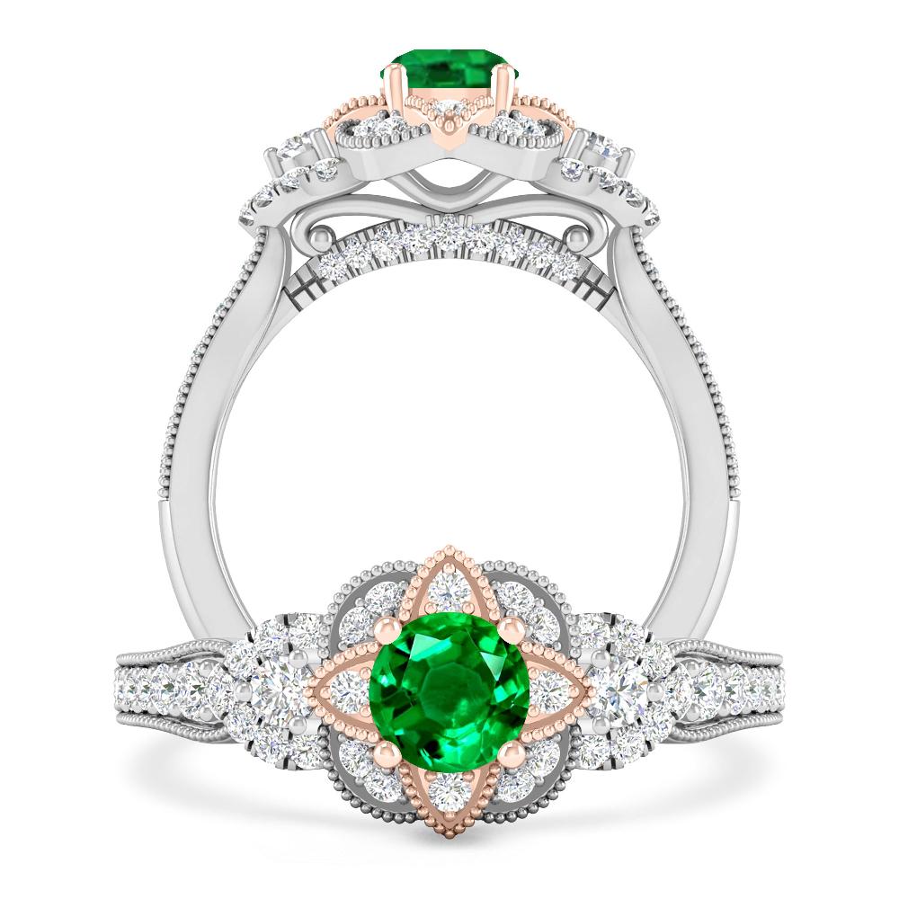 White Gold - Emerald