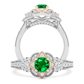 White Gold - Emerald