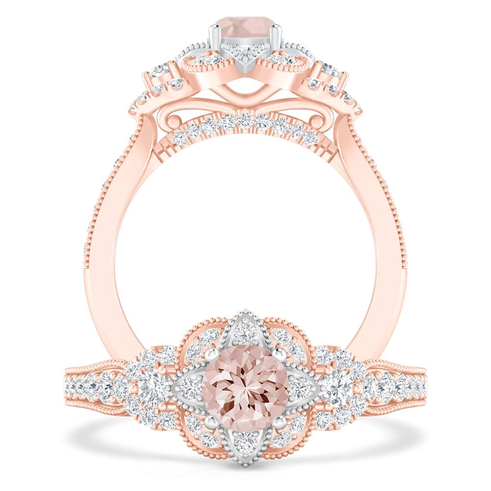 Rose Gold - Morganite