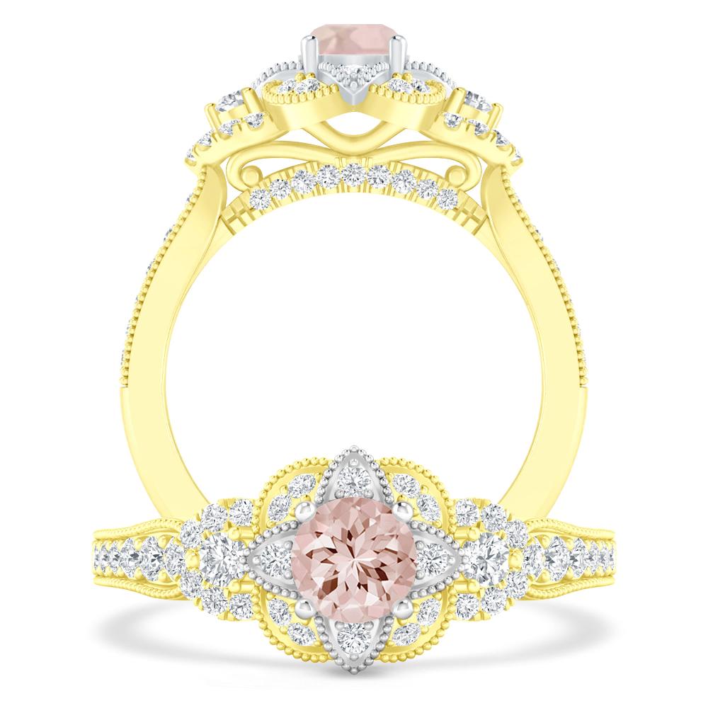 Yellow Gold - Morganite