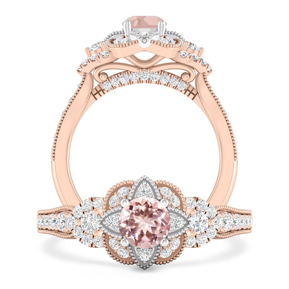 Rose Gold - Morganite