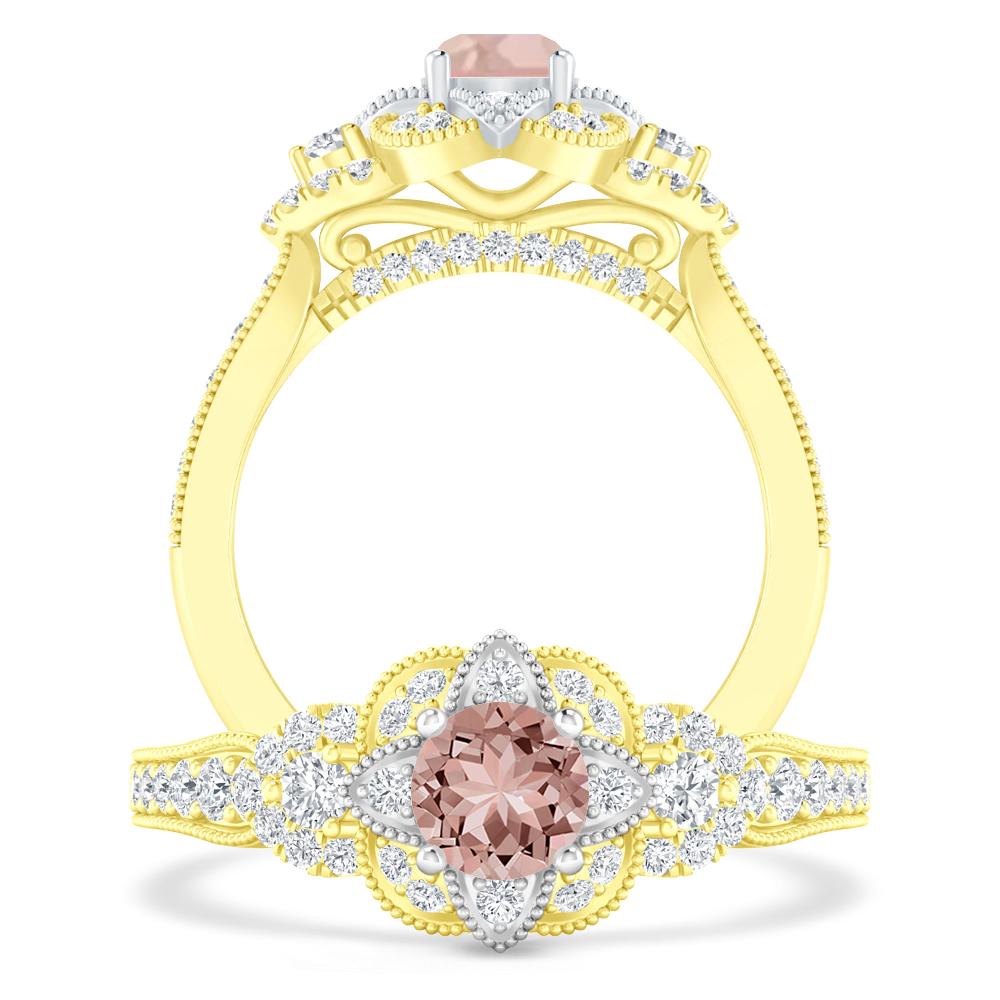 Yellow Gold - Morganite