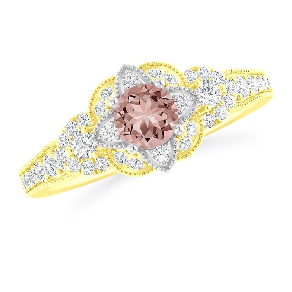 Yellow Gold - Morganite