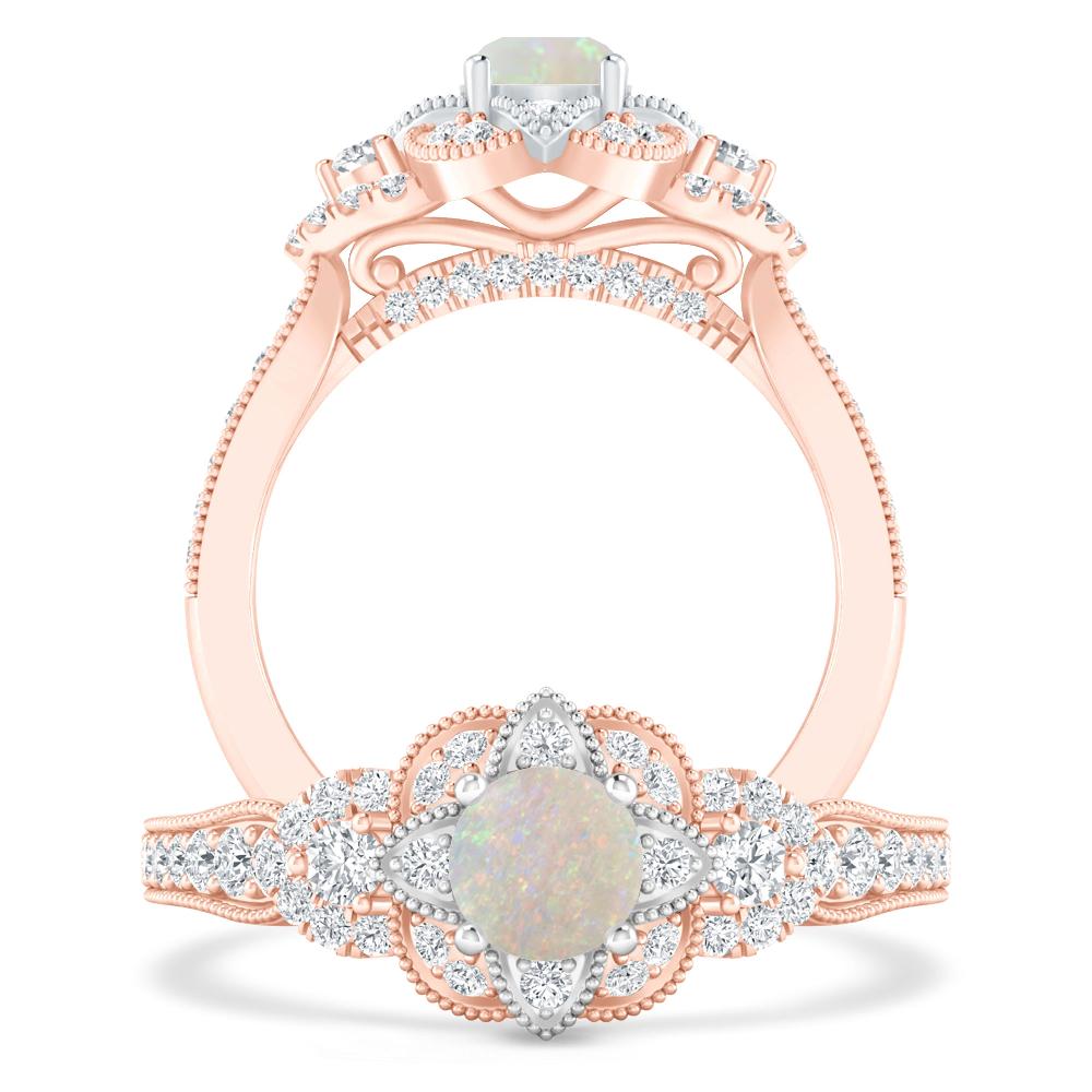 Rose Gold - Opal