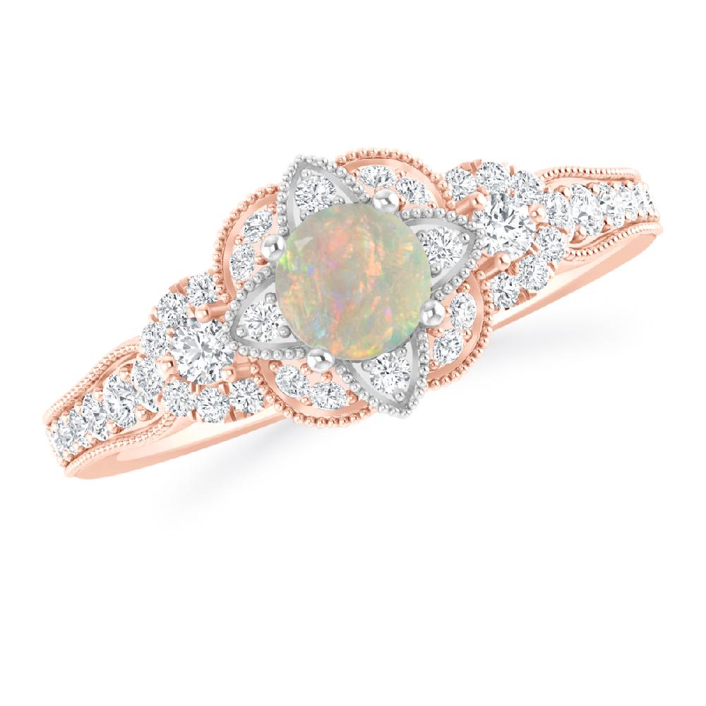 Rose Gold - Opal