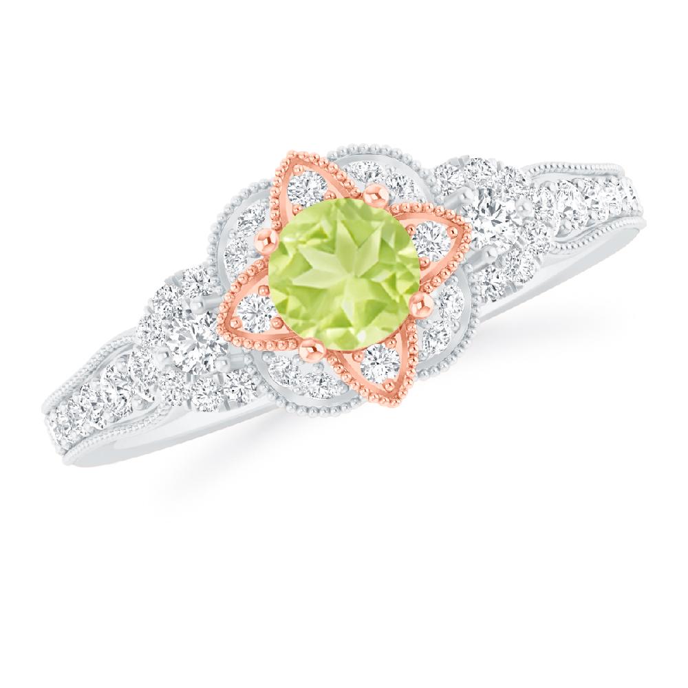 White Gold - Peridot