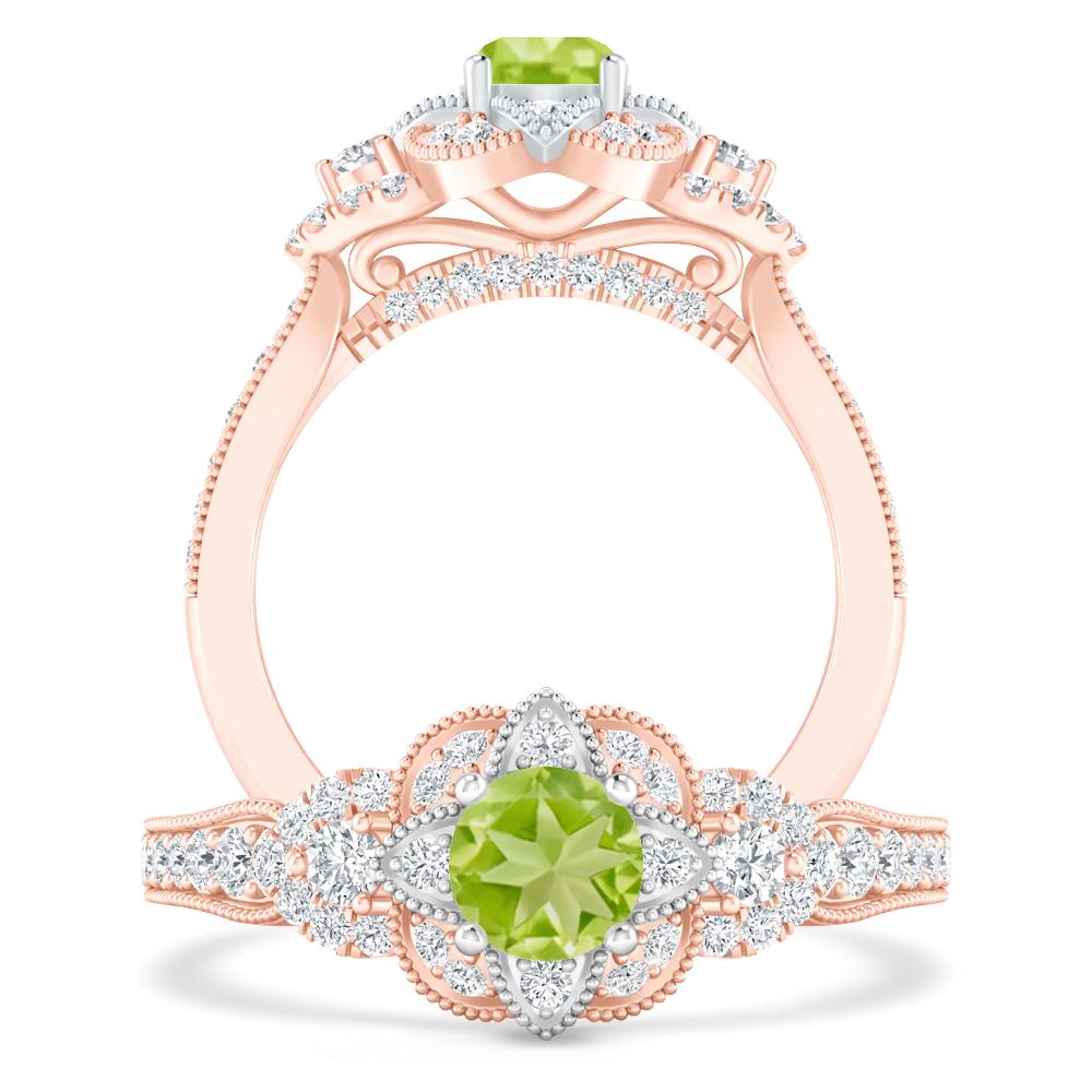 Rose Gold - Peridot