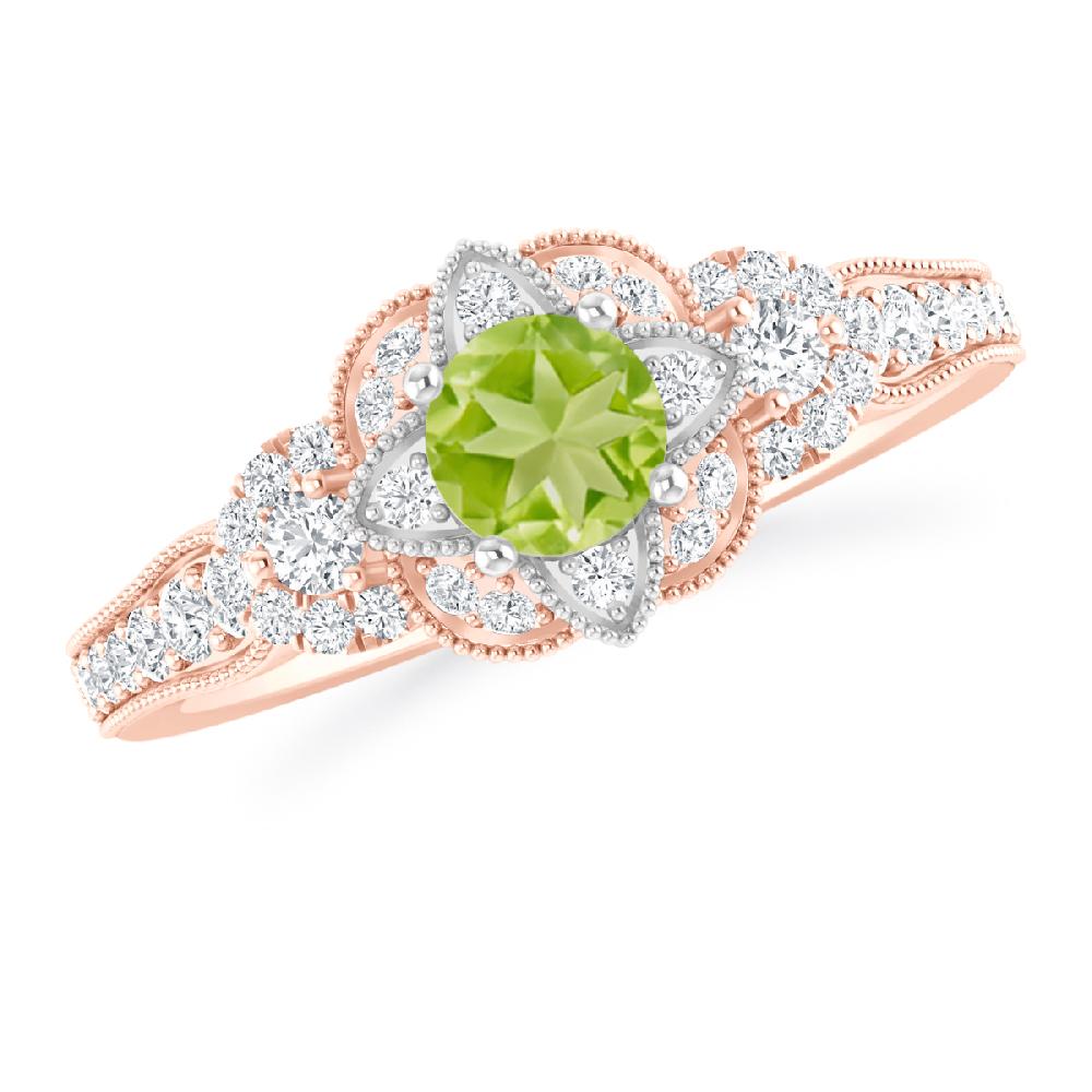 Rose Gold - Peridot