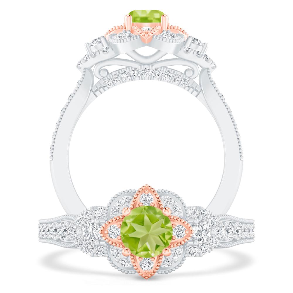 White Gold - Peridot