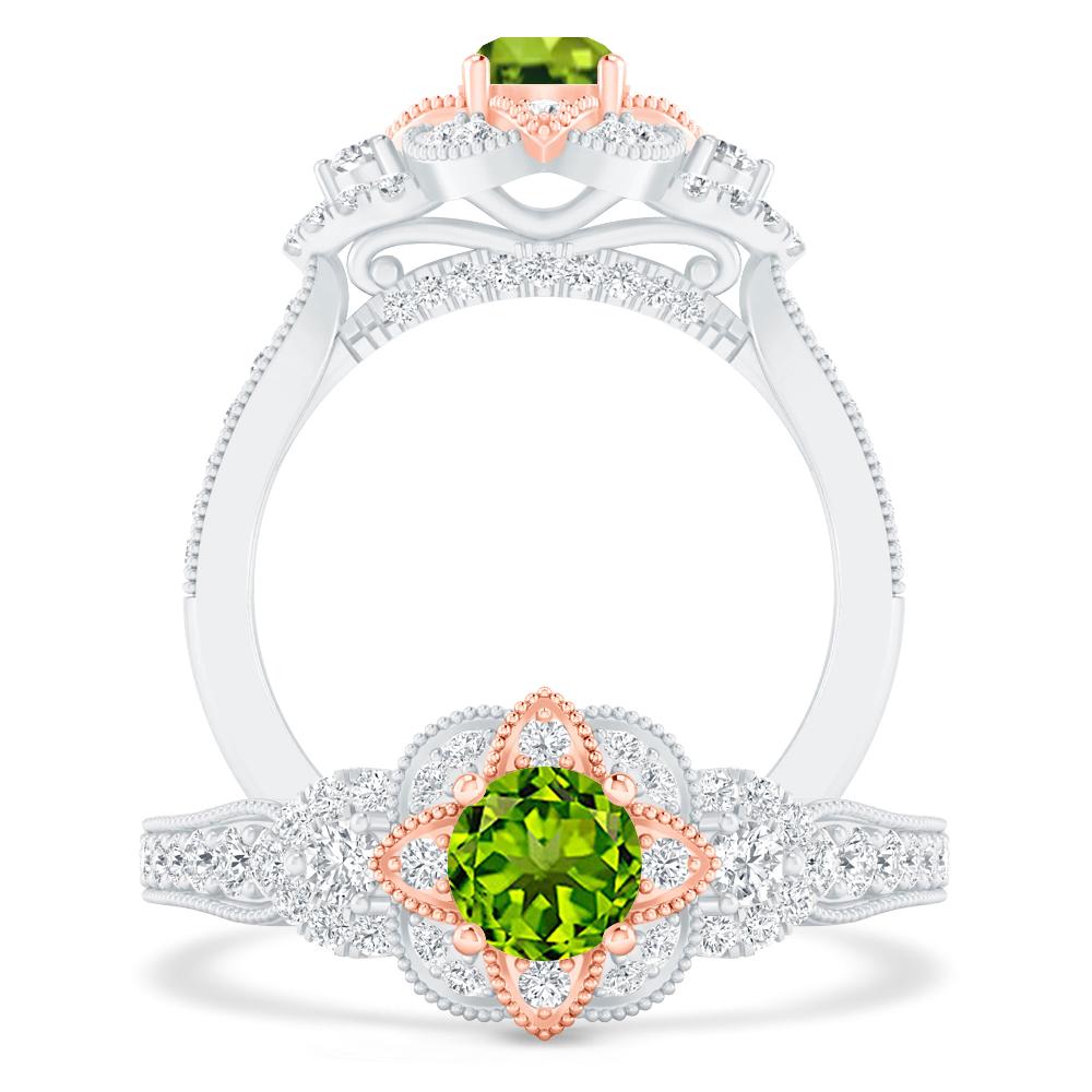 White Gold - Peridot