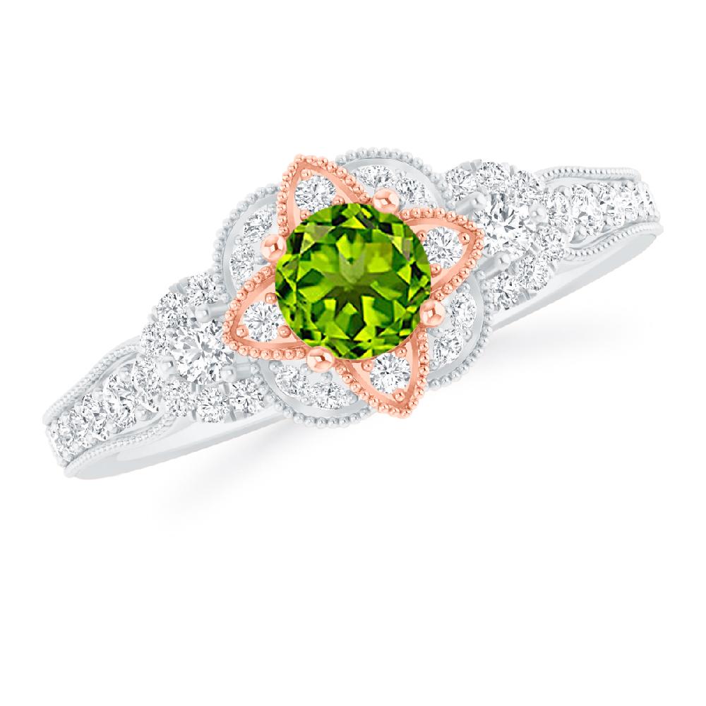 White Gold - Peridot