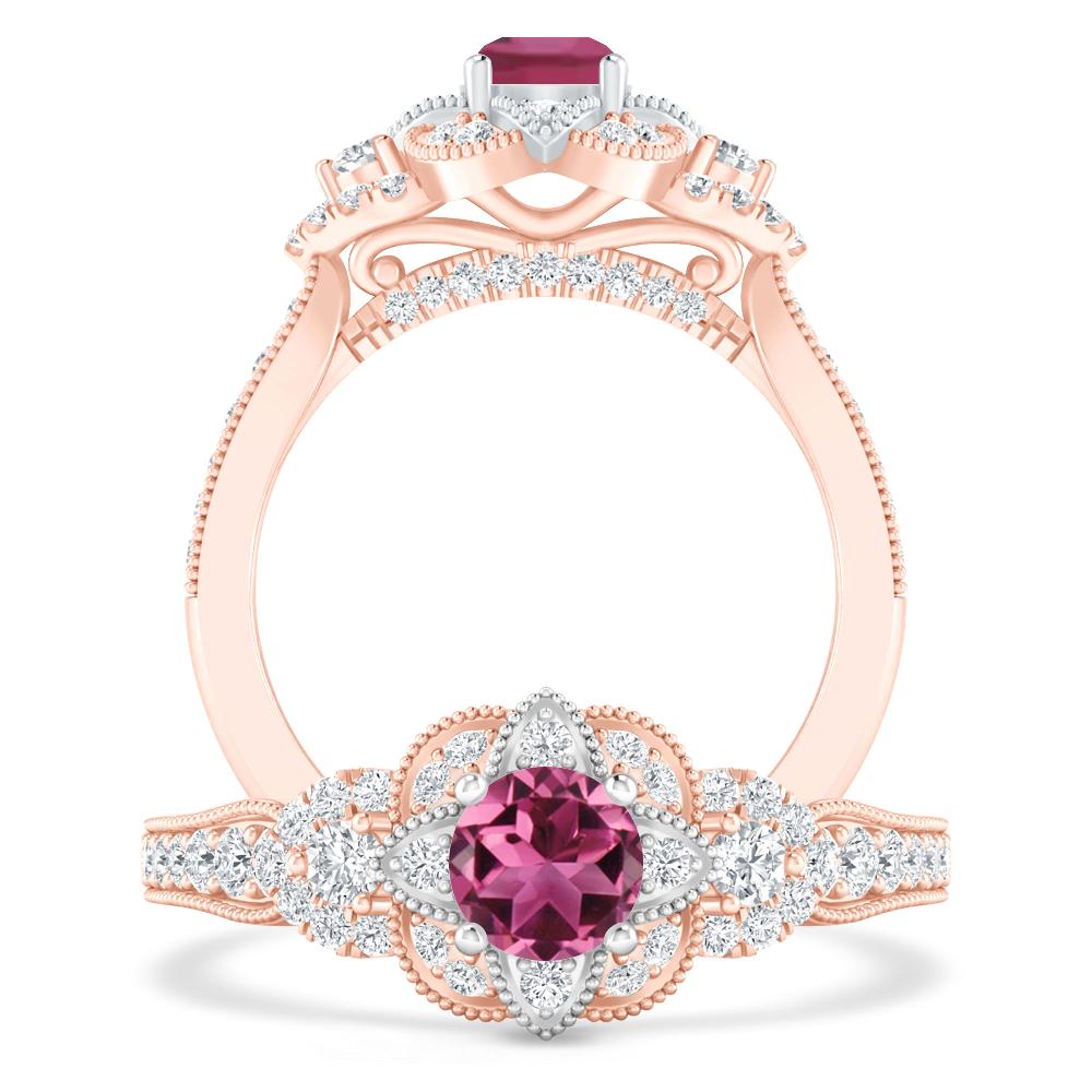 Rose Gold - Pink Tourmaline