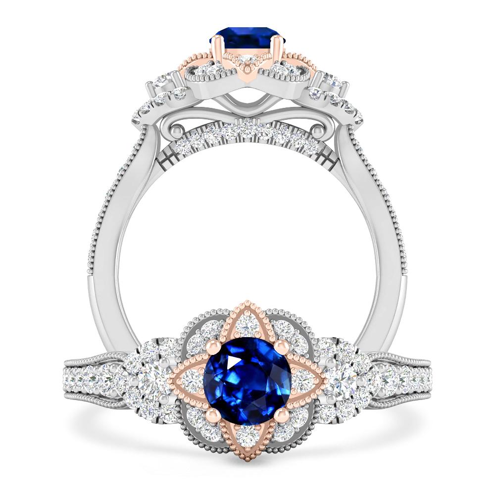 White Gold - Sapphire