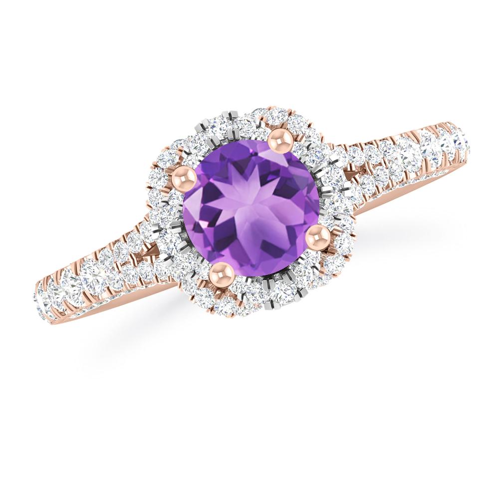 Rose Gold - Amethyst