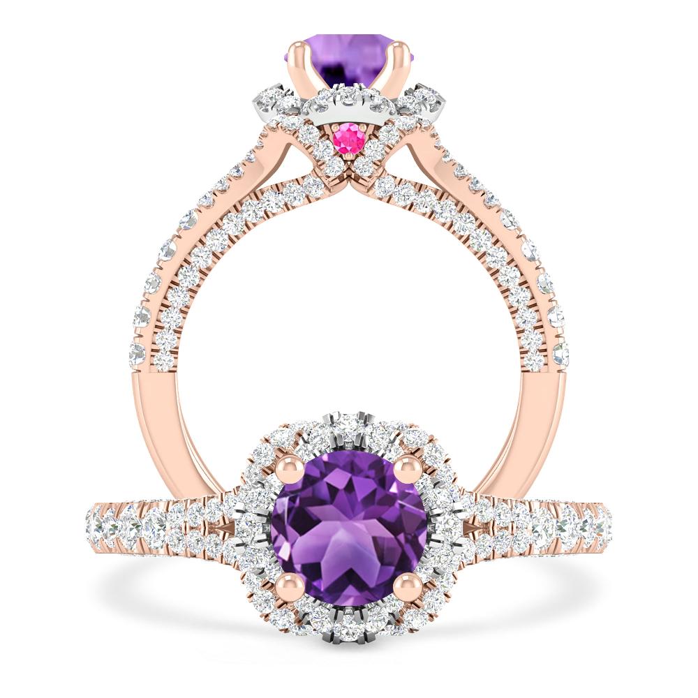 Rose Gold - Amethyst